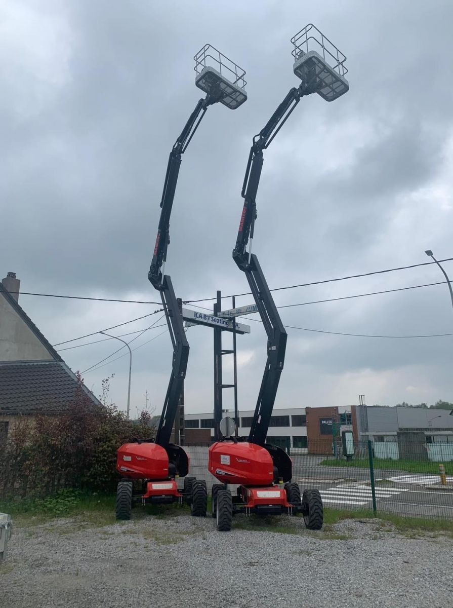 Nacelle télescopique en extérieur