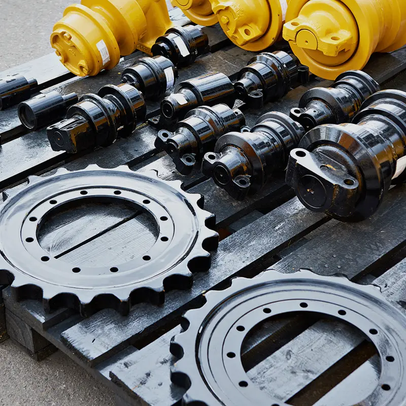 Pièces de machines de chantier